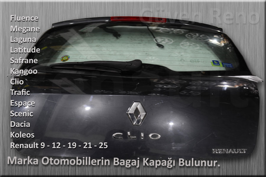 RENAULT  KOLEOS ÇIKMA YEDEK PARÇA BAGAJ KAPAGİ_70B
